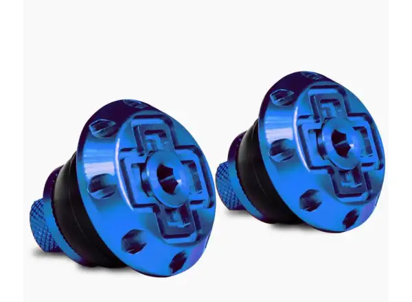 Muc-Off Disco Bar End Plugs Lenkerendenstopfen in Blau