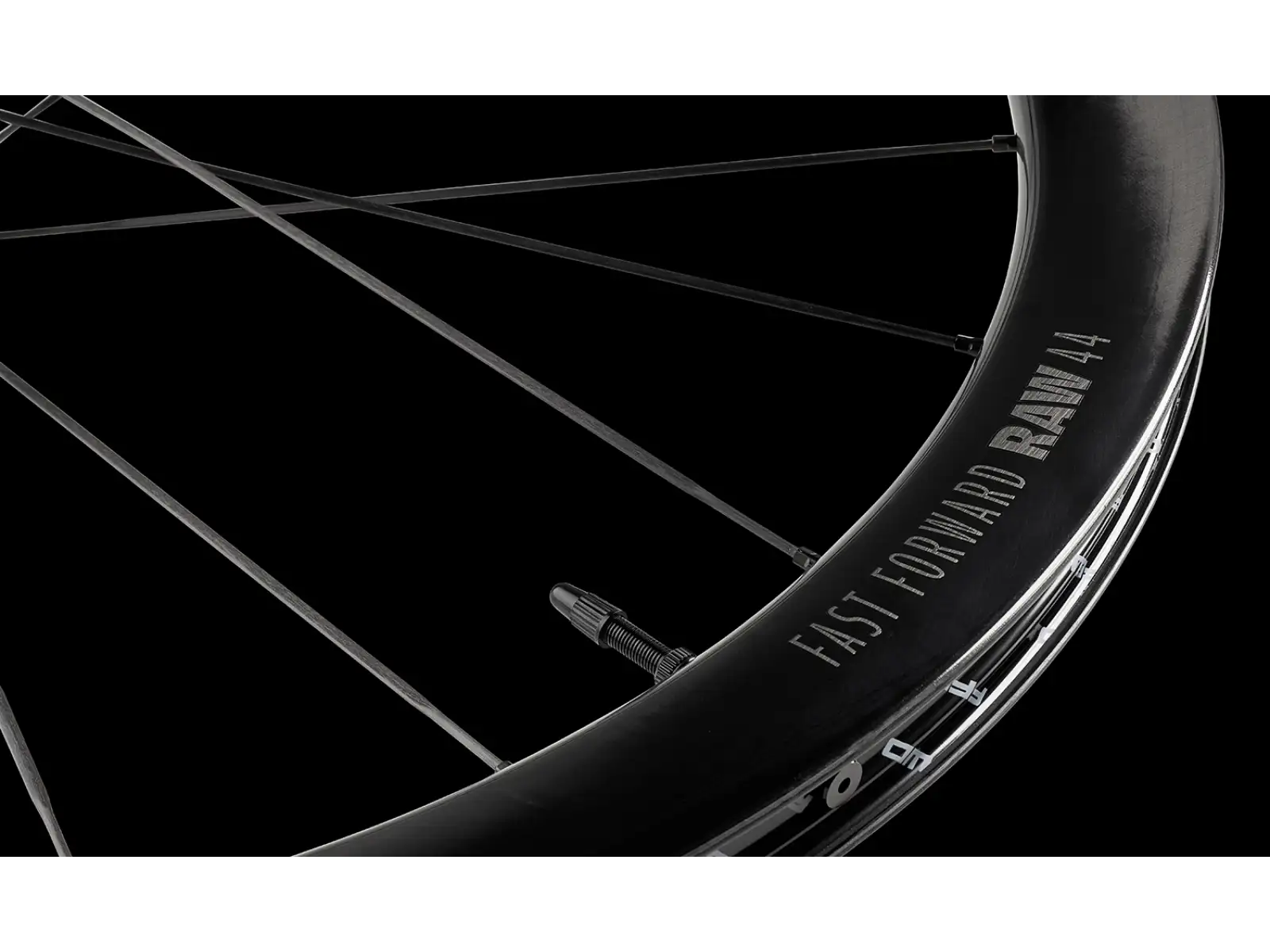 FFWD RAW CS 44 Straßenrad Laufräder Gloss Schwarz