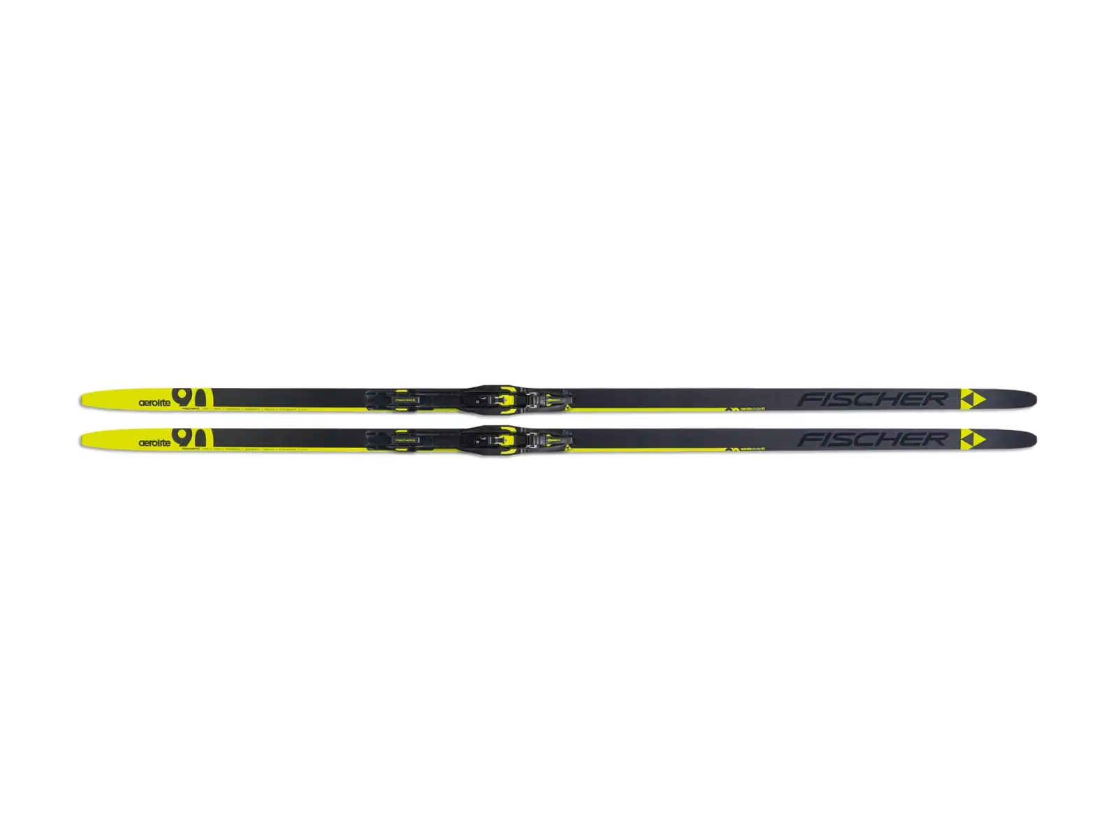 Fischer Aerolite Skate 90 Stiff Langlaufski + Race Skate Bindung Set.