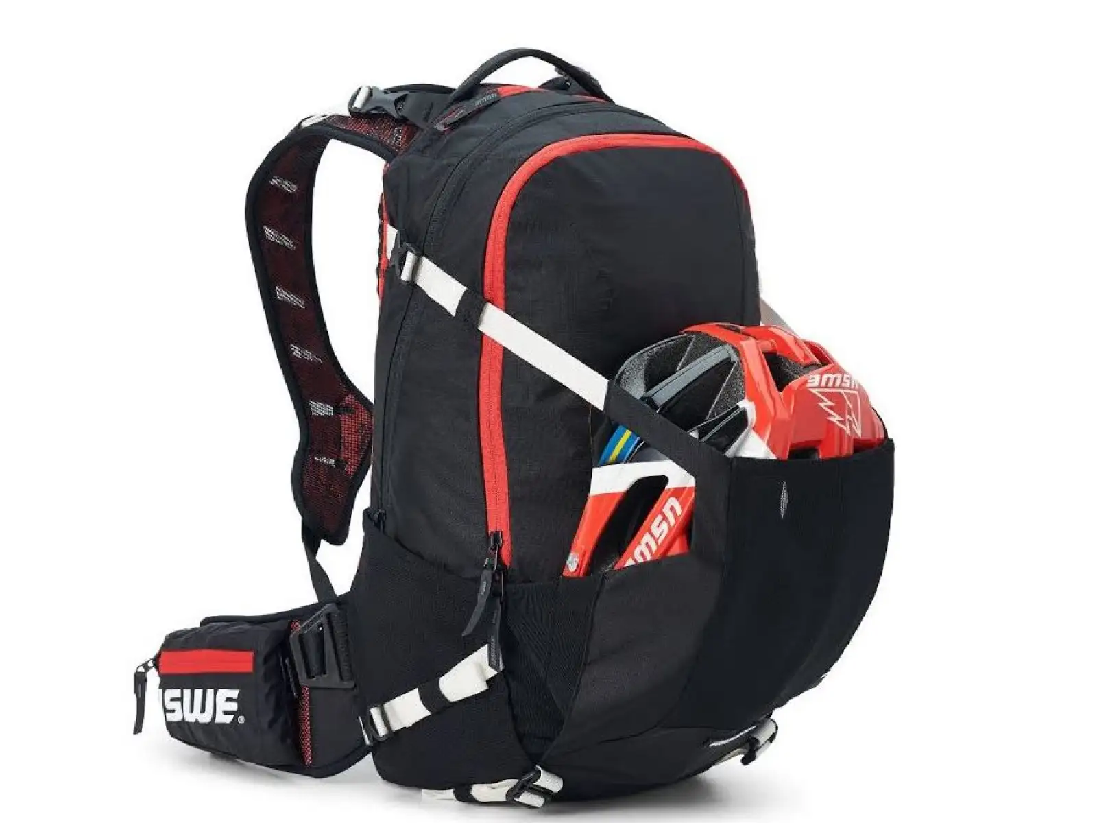 USWE Flow Rucksack 25l Schwarz/Rot