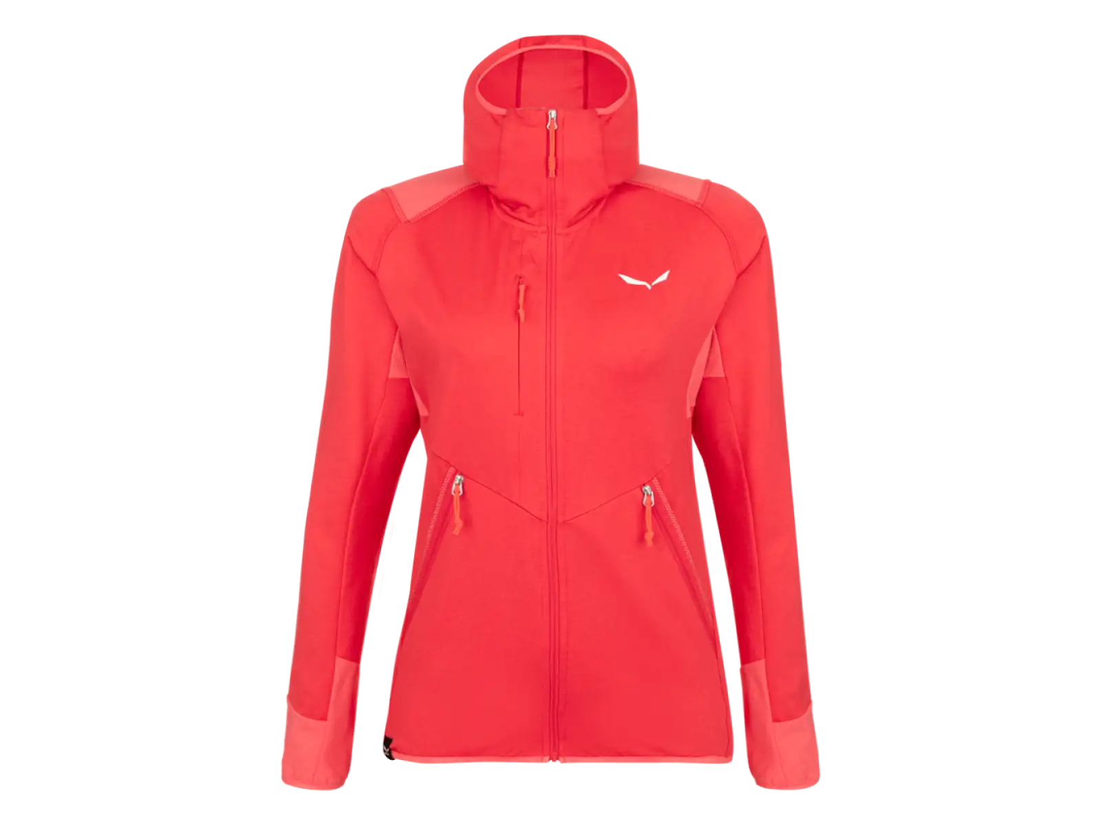 Salewa Agner Hybrid PL/DST Damenjacke in Calypso Korallenrot Melange