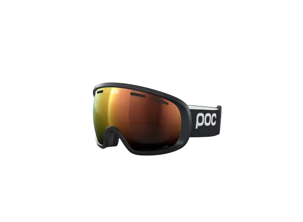 POC Fovea Skibrille Uranium Black/Partly Sunny Orange