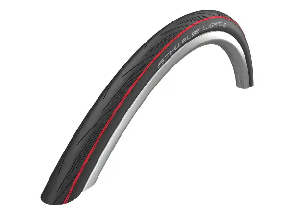 Schwalbe Lugano 2 25-622 Rennradreifen Drahtschwarz/rot