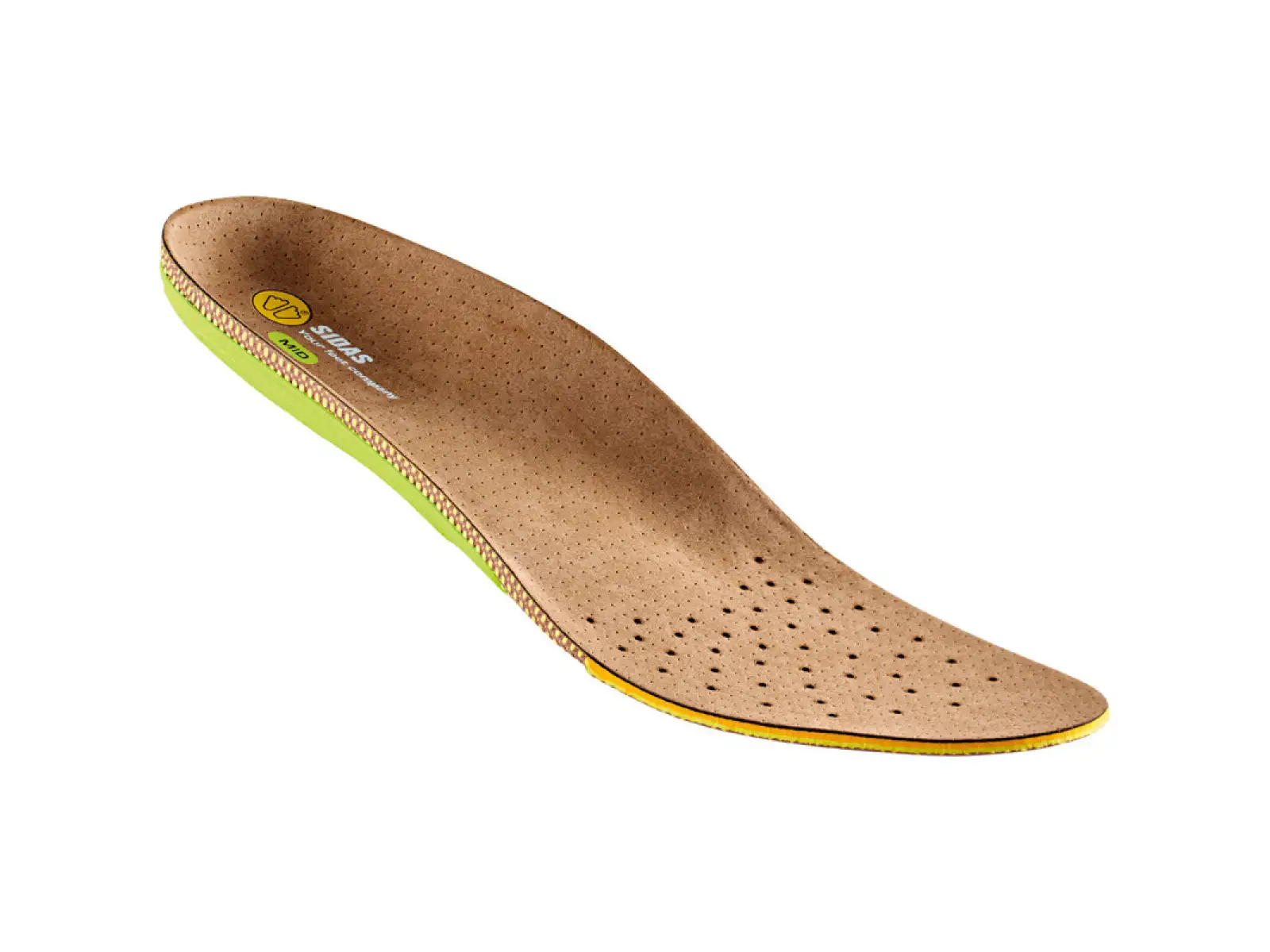 Sidas 3Feet Outdoor Mid  Einlegesohlen für mittlerem Fußgewölbe, 1 Paar