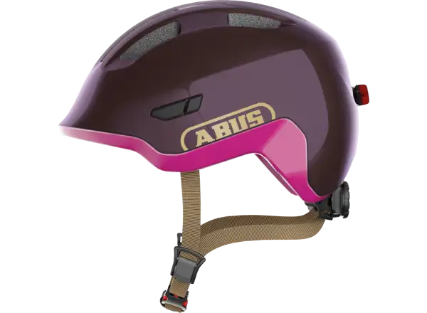 Abus Smiley 3.0 ACE LED Kinderhelm Royal Purple