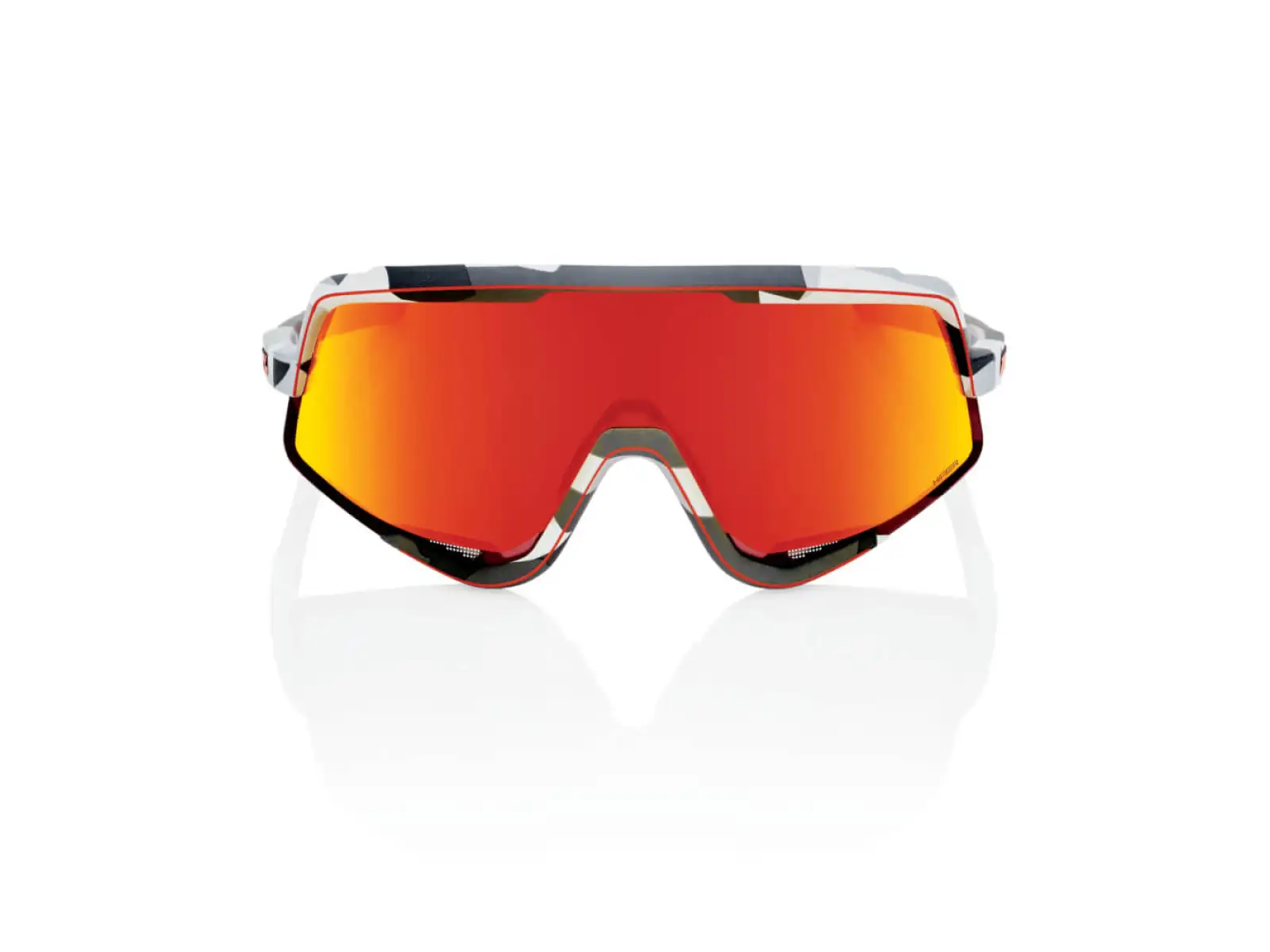 100% Glendale HiPER Red Multilayer Brille grau Camouflage/Rot.