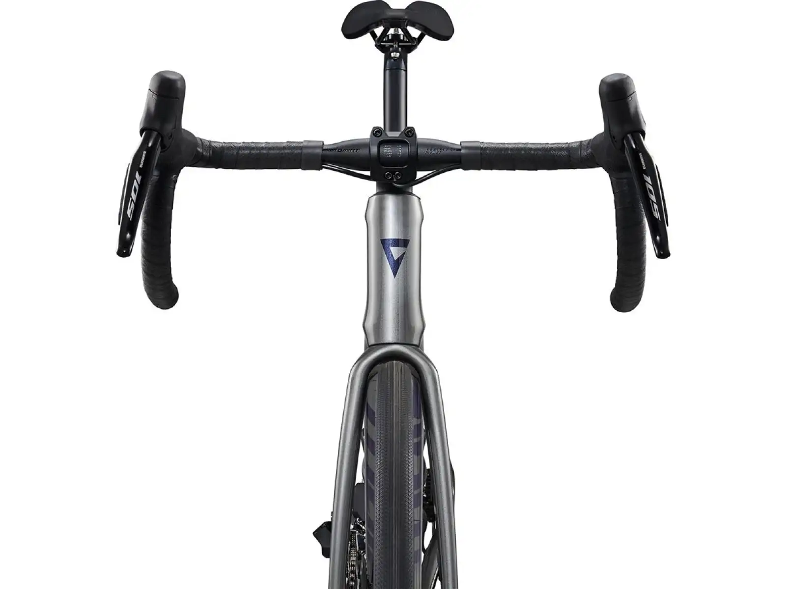 Giant Defy Advanced 1 Rennrad Charcoal / Milchstraße