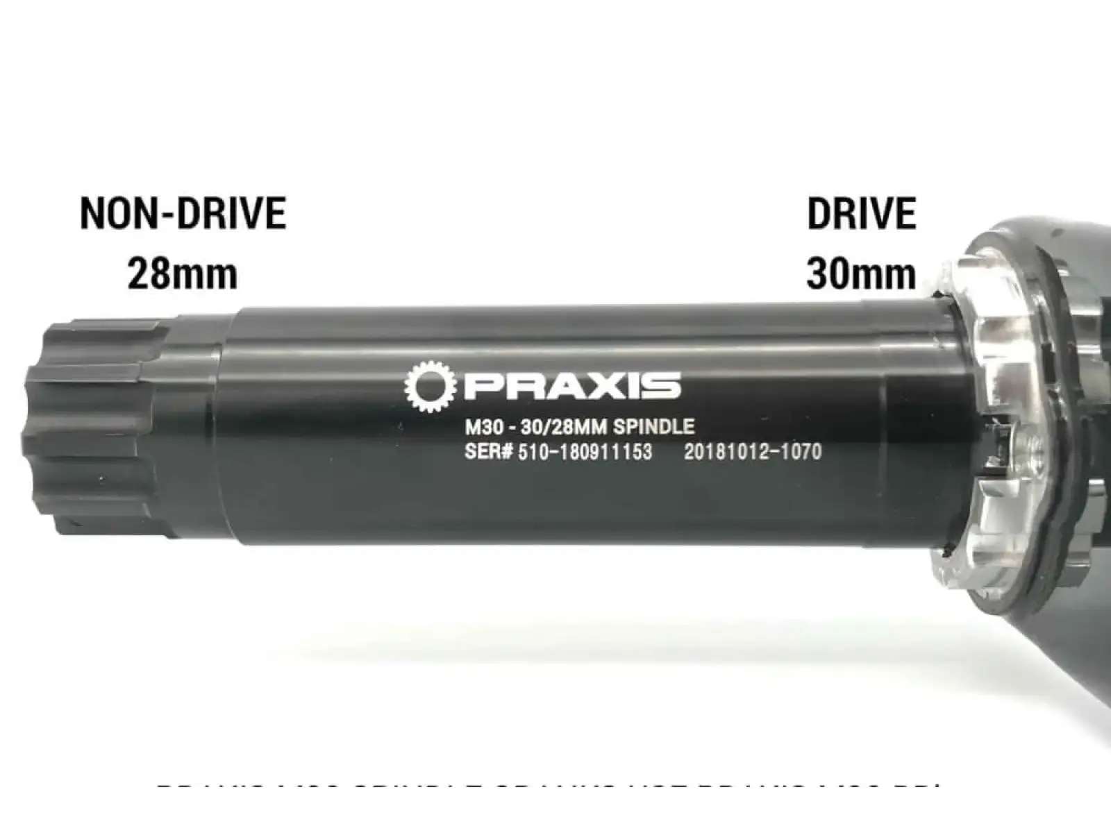 Praxis Works Zayante Carbon Straßenkurbeln ohne Kettenblatt 172,5 mm
