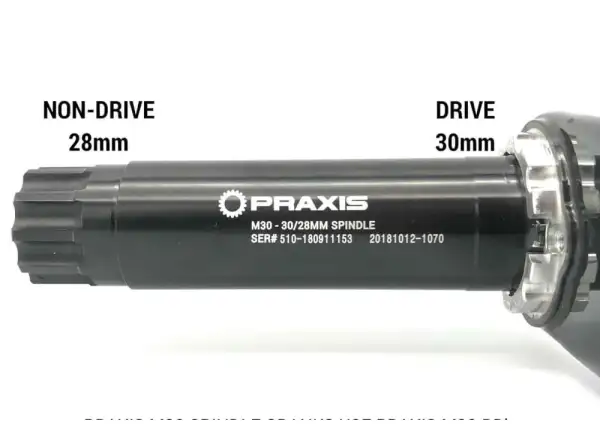 Praxis Works Zayante Carbon Straßenkurbeln ohne Kettenblatt 172,5 mm
