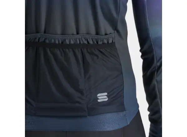 Sportful Flow Supergiara Thermal Herrentrikot Langarm Galaxy Blue/Black