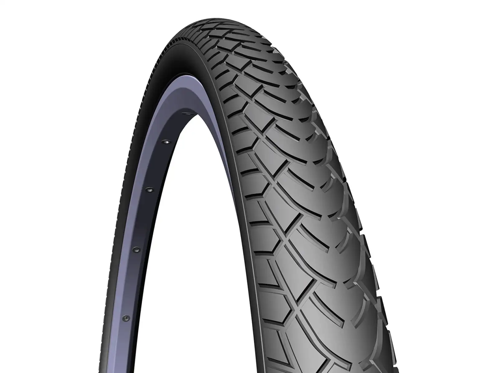 Mitas Walrus 20x1,75" Trekking-/City-Reifen Drahtschwarz.