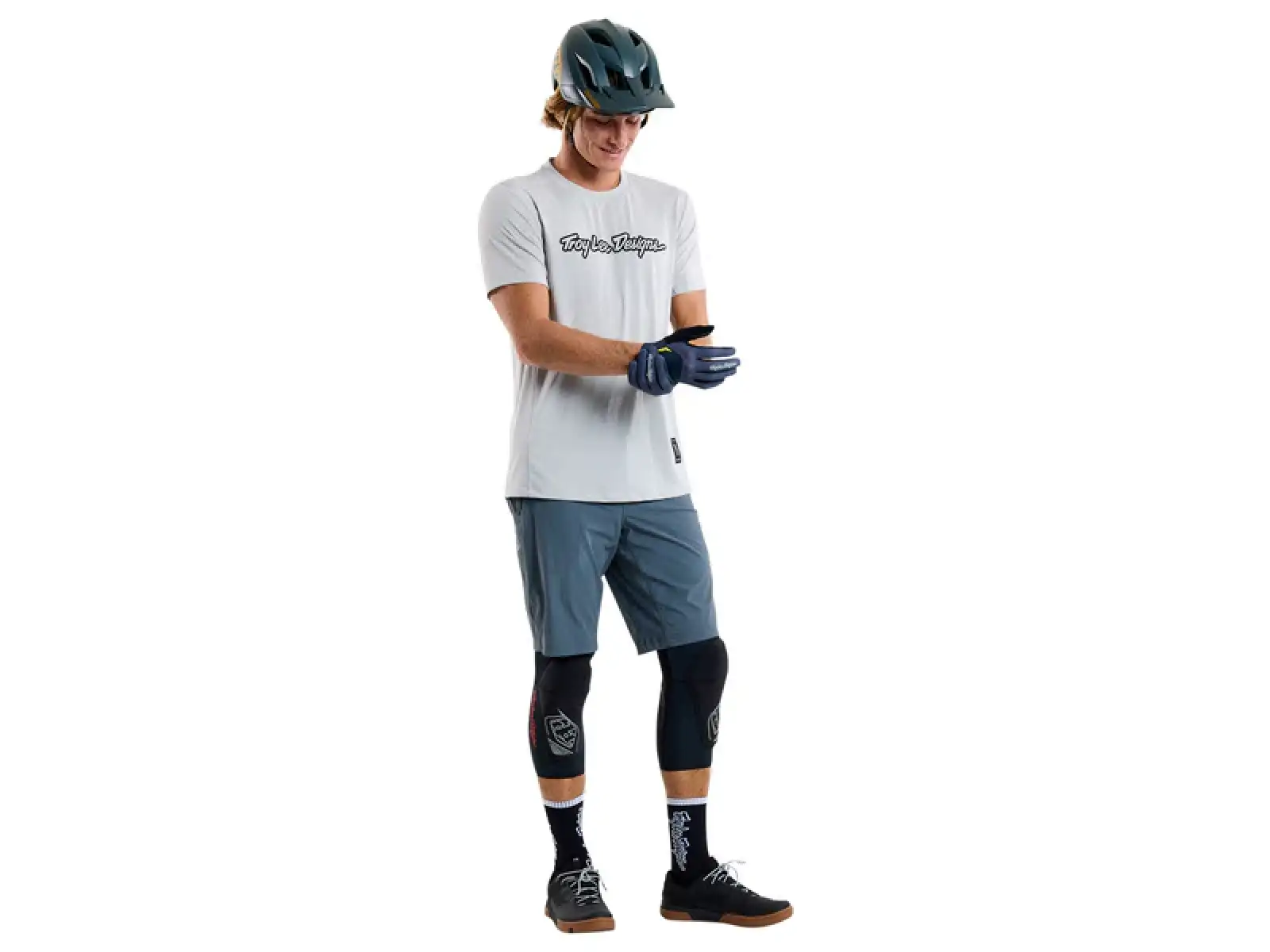 Troy Lee Designs Skyline Ride Tee Herren Trikot Kurzarm Signature Mist