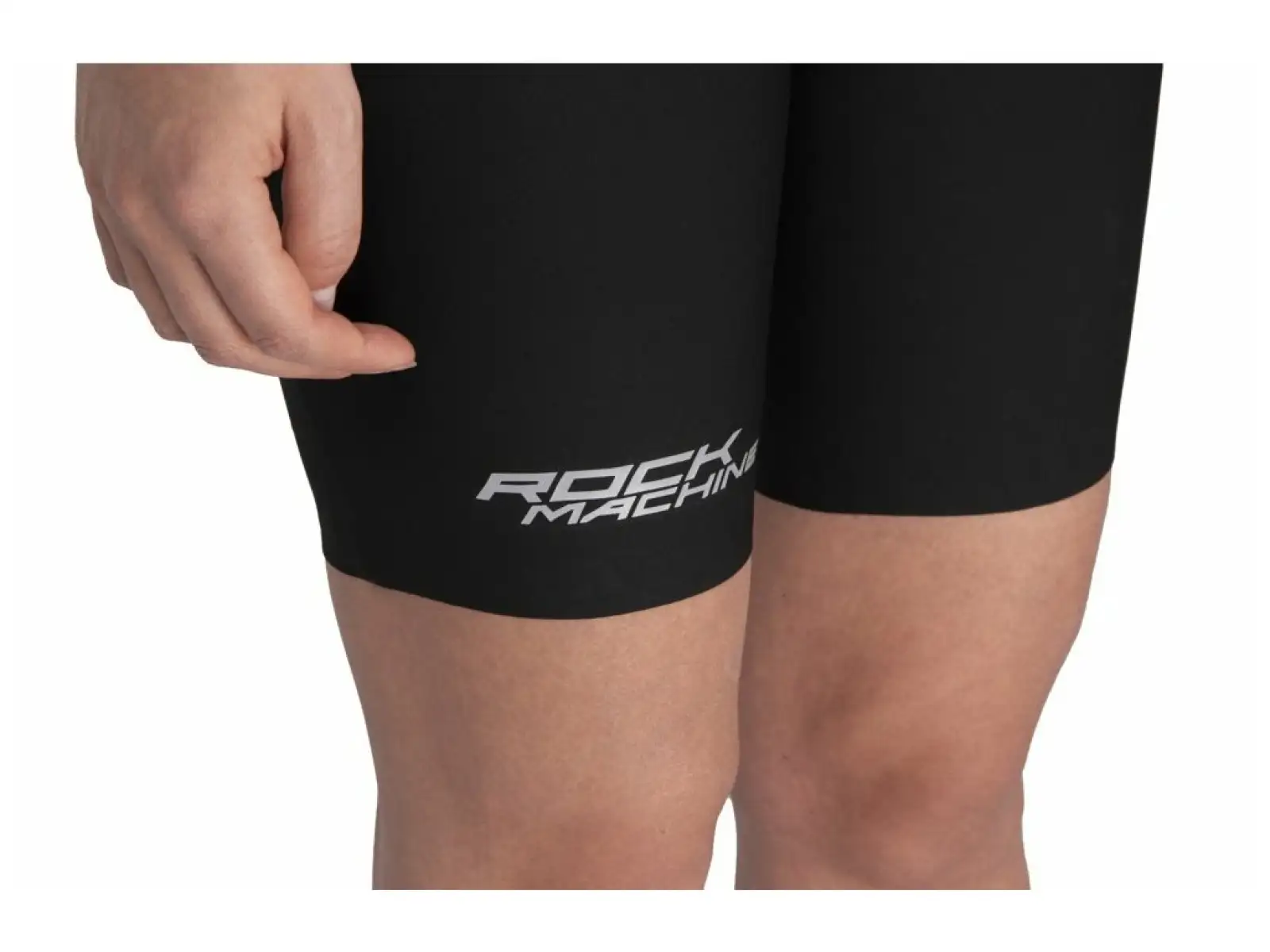 Rock Machine Catherine Pro Damen Fahrradhose mit Polsterung und Latz Schwarz