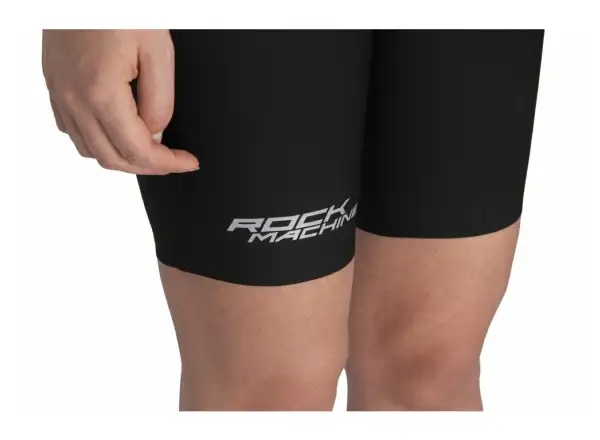 Rock Machine Catherine Pro Damen Fahrradhose mit Polsterung und Latz Schwarz