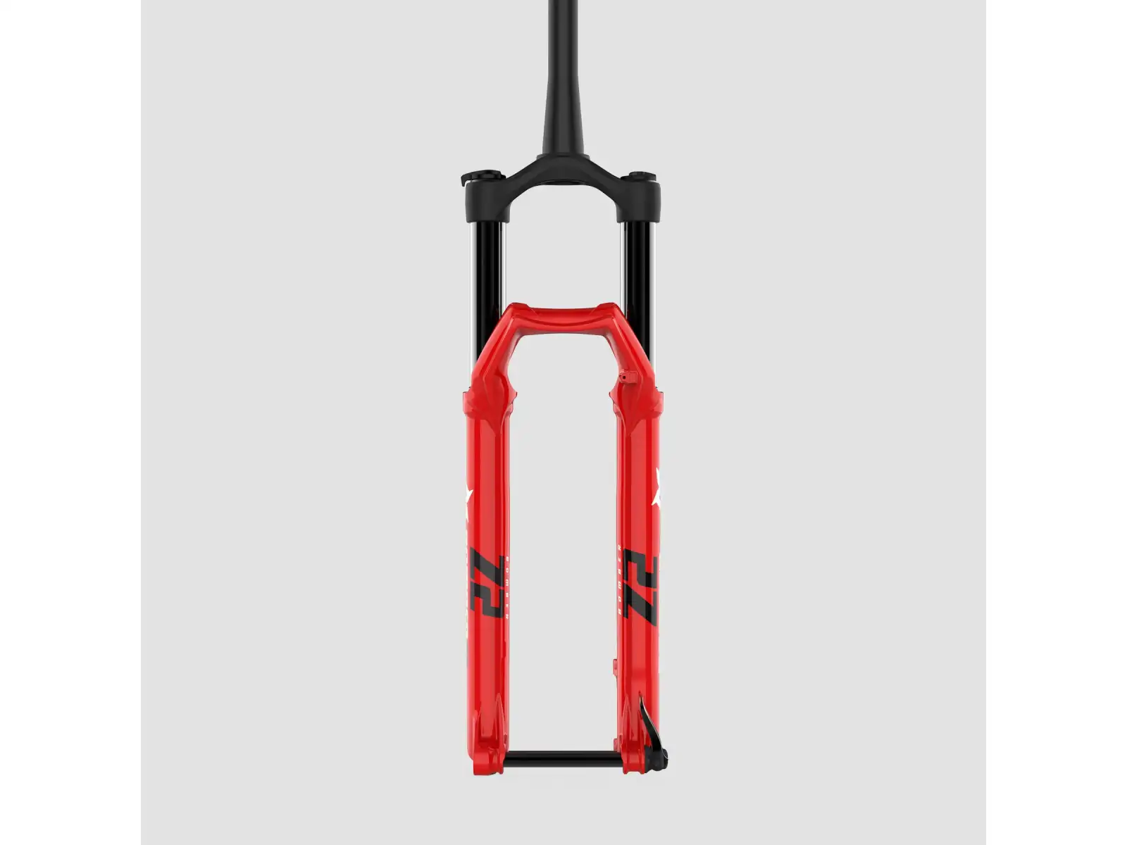 Marzocchi Bomber Z2 29" gefederte Gabel 140 mm Boost 44 mm Vorspur in Rot.