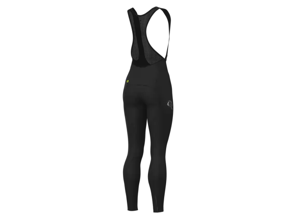 Alé Pragma Winter Damen warme Trägerhose mit Einsatz schwarz