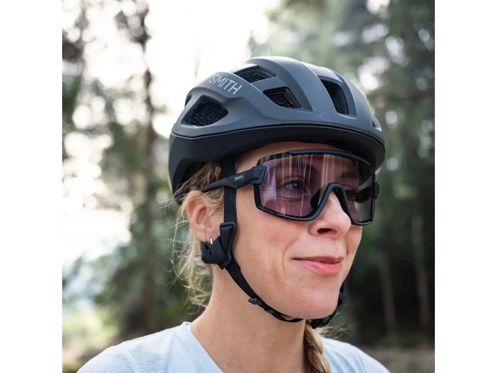 Smith Wildcat Fahrradbrille Matte Black/ChromaPop Photochromic Clear To Gray