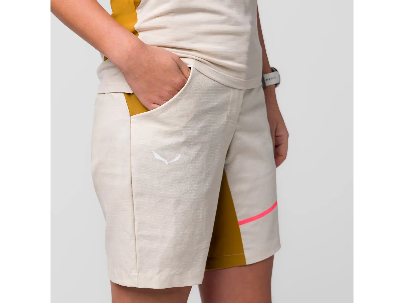 Salewa Vento HEMP/DST Damen Shorts Haferflocken