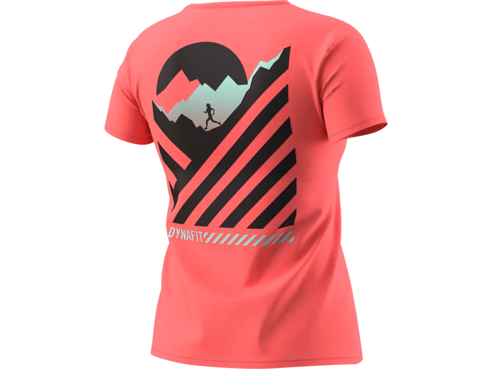 Dynafit 24/7 Graphic Damen T-Shirt kurzarm Cabana/Striped Elevation