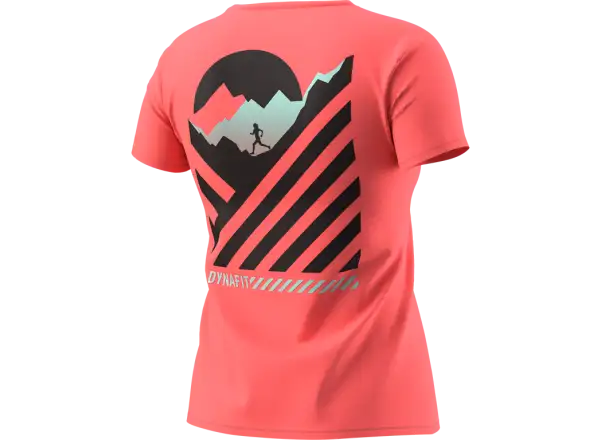 Dynafit 24/7 Graphic Damen T-Shirt kurzarm Cabana/Striped Elevation