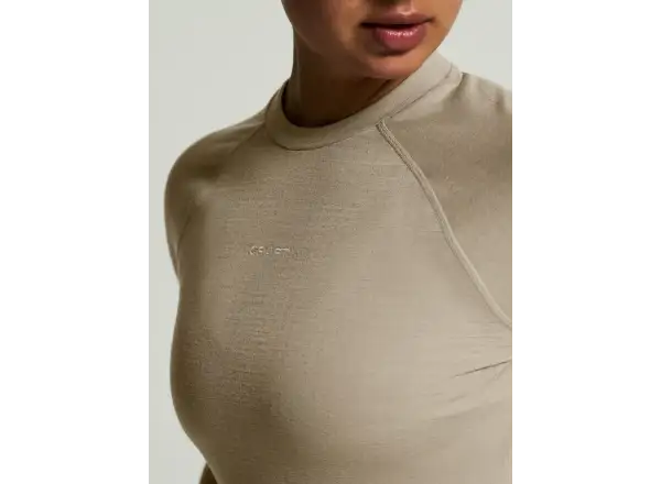 CRAFT Wool Comfort RN LS Damen T-Shirt Beige