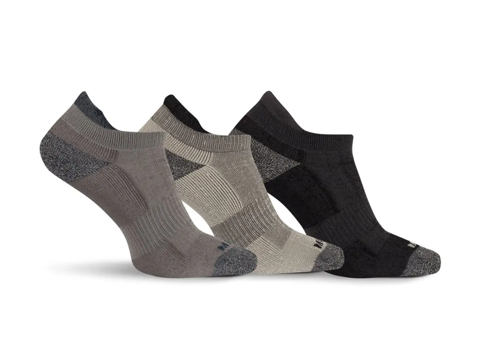 Merrell Charh Wool Everyday tiefe Socken Holzkohle Heather (3 Paare)