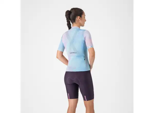 Castelli Prima 2 DT Damen-Trägerhose mit Sitzpolster Dark Night Shade/Deep Purple