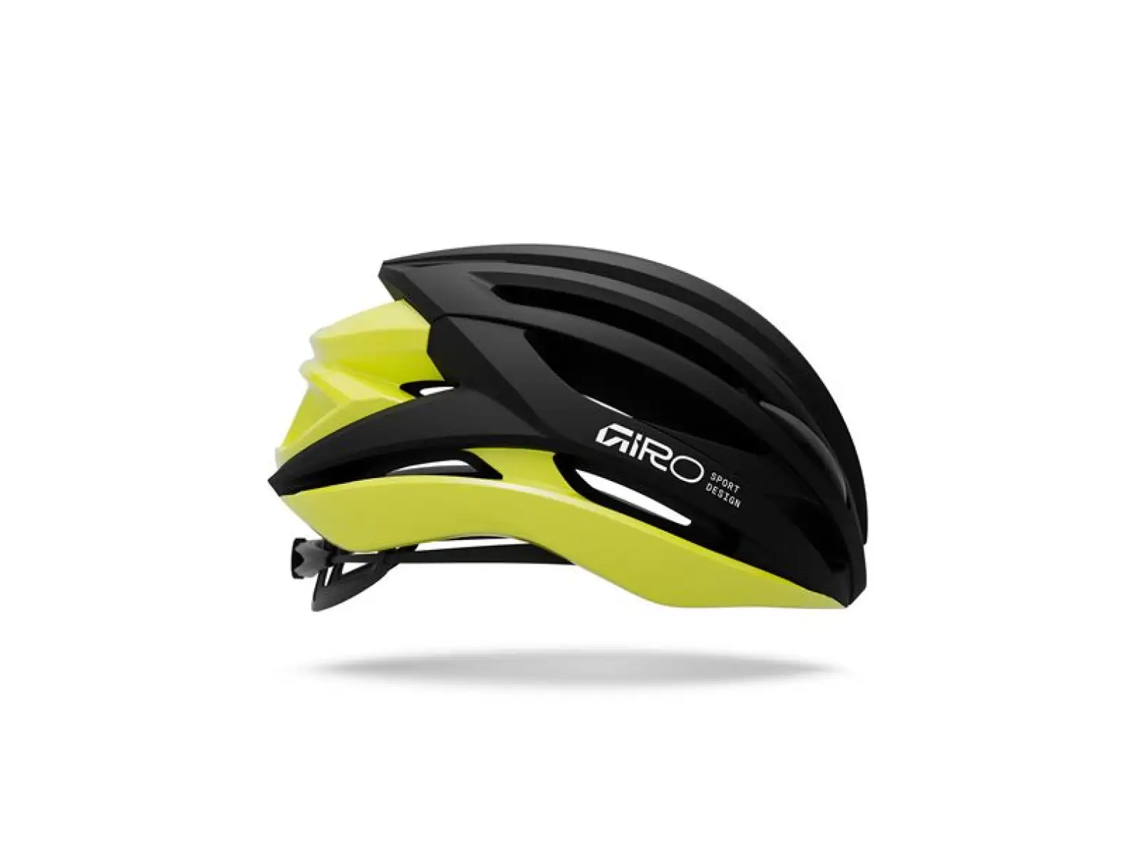 Giro Syntax MIPS Rennradhelm Mat Black/Gloss Hi Viz Yellow