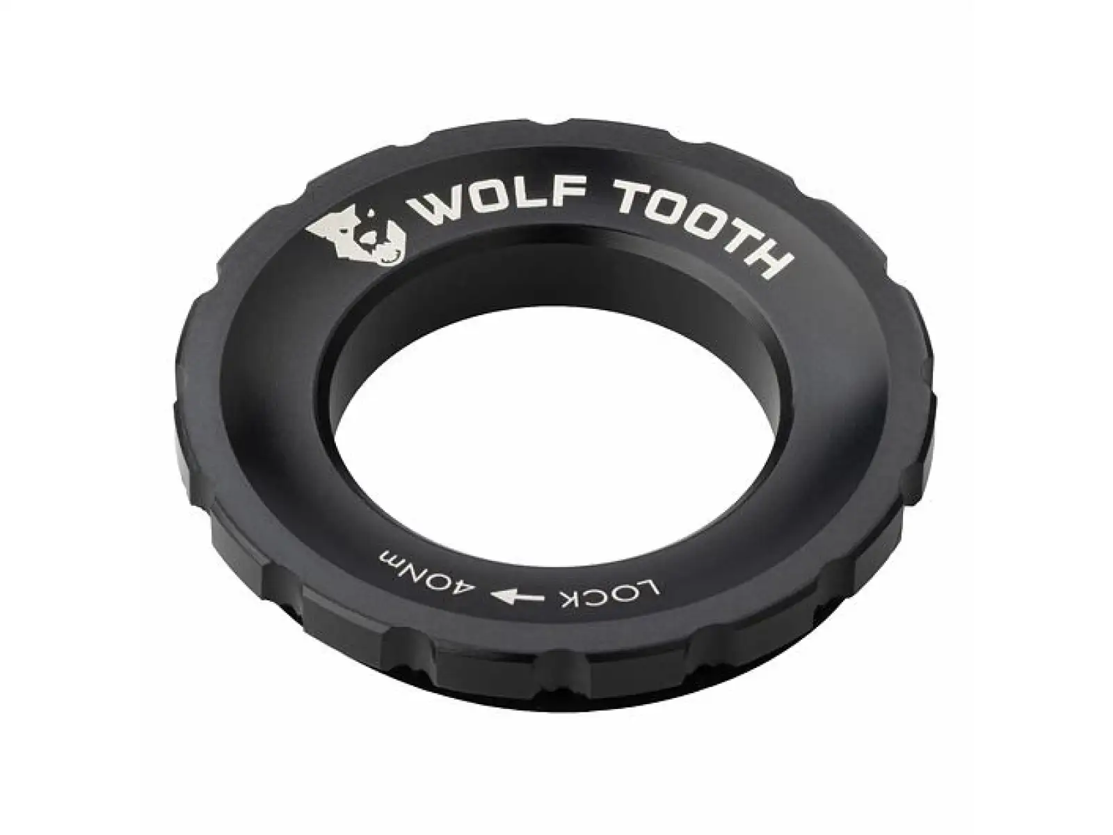 Wolf Tooth Centerlock Außenmutter schwarz