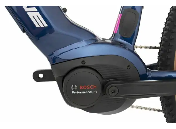 Elektromountainbike Rock Machine Torrent INT e50-29 Glanz Blau/Silber/Rosa