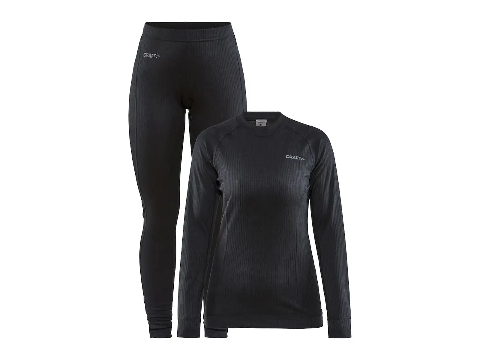 Craft Core Dry Baselayer Damen Set Langarmshirt + Hosen Black