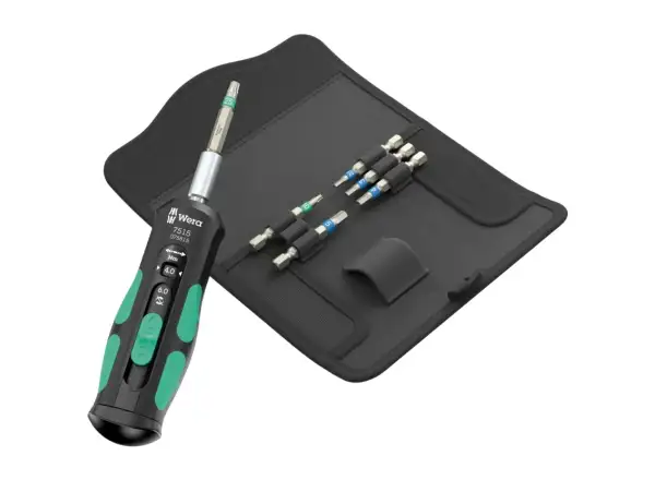 Wera 7515/7 Kraftform Safe-Torque Speed Bicycle 1 2-6 Nm Drehmomentschraubendreher 7 Teile