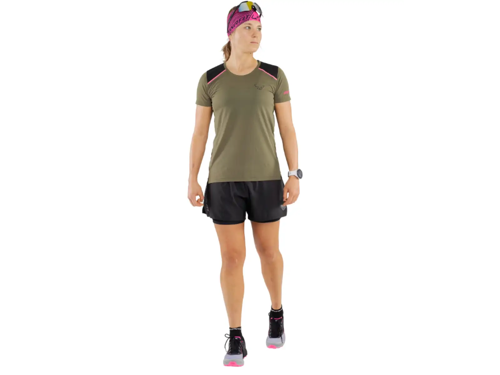 Dynafit Alpine Pro 2v1 Damen Laufshorts Black Out
