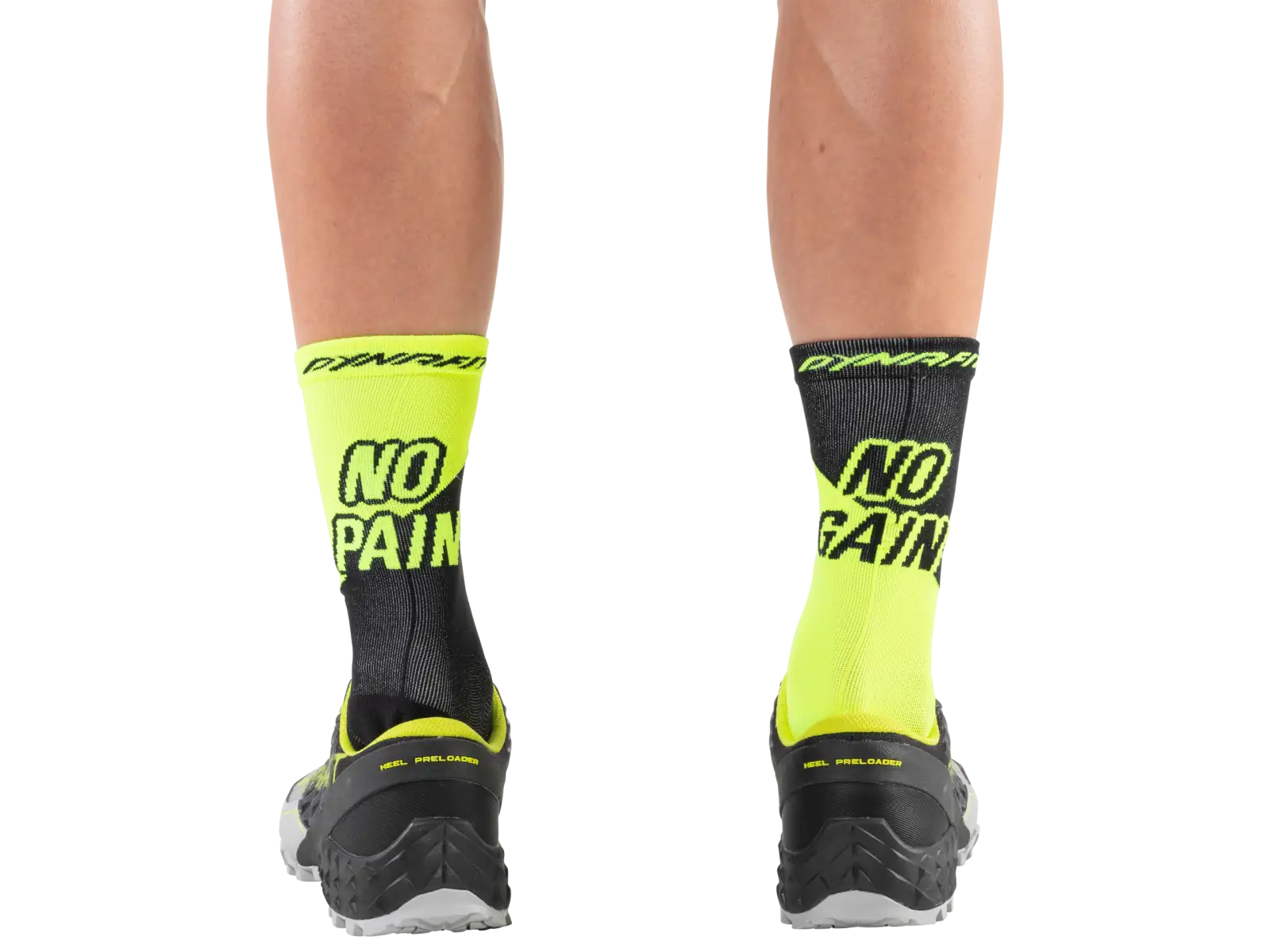 Dynafit No pain No gain Sportsocken Neon Gelb/Schwarz Out