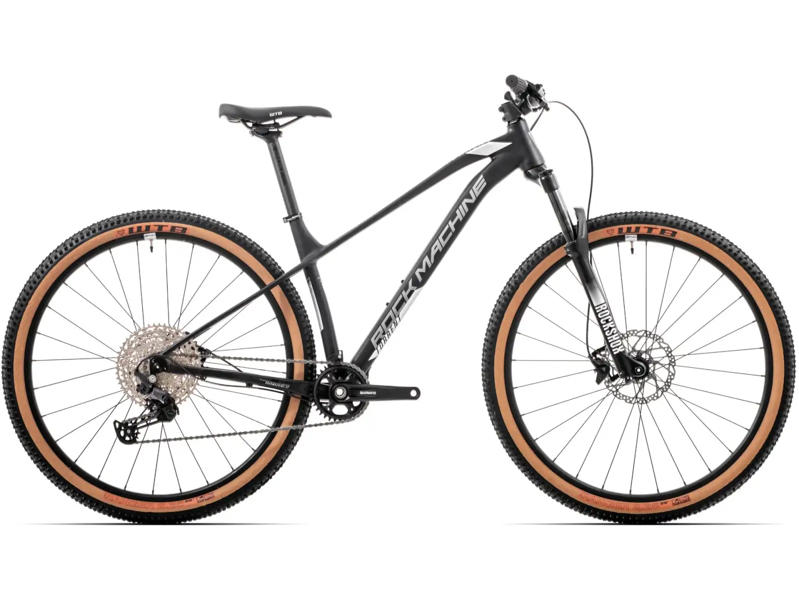 Rock Machine Torrent 90-29 Matte Schwarz/Grau/Silber Mountainbike.