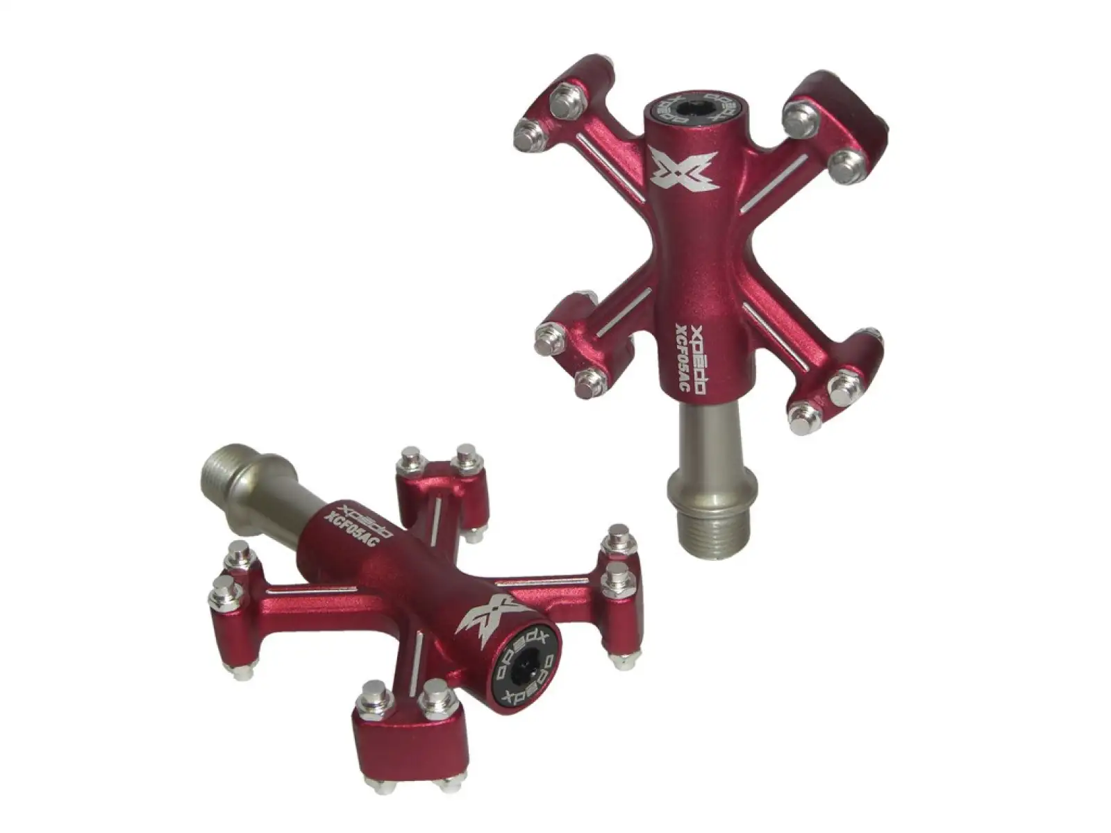 X-pedo Traverse 5 Plattformpedale Rot