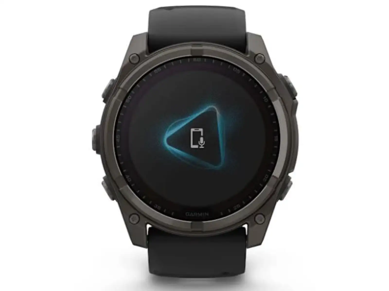 Garmin fenix 8 - 51 mm Solar Sapphire Smartwatch Carbon DLC Titanium Schwarz/ Kieselgrau
