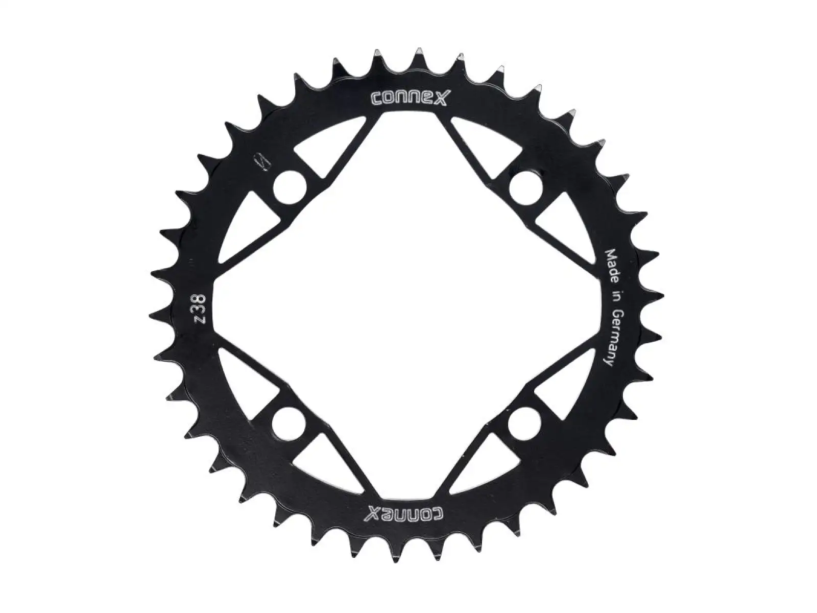 Connex Umwerfer 38z TZ, Wipperman Al, Stärke 3 mm, Lochkreis 104mm, für E-Bikes.