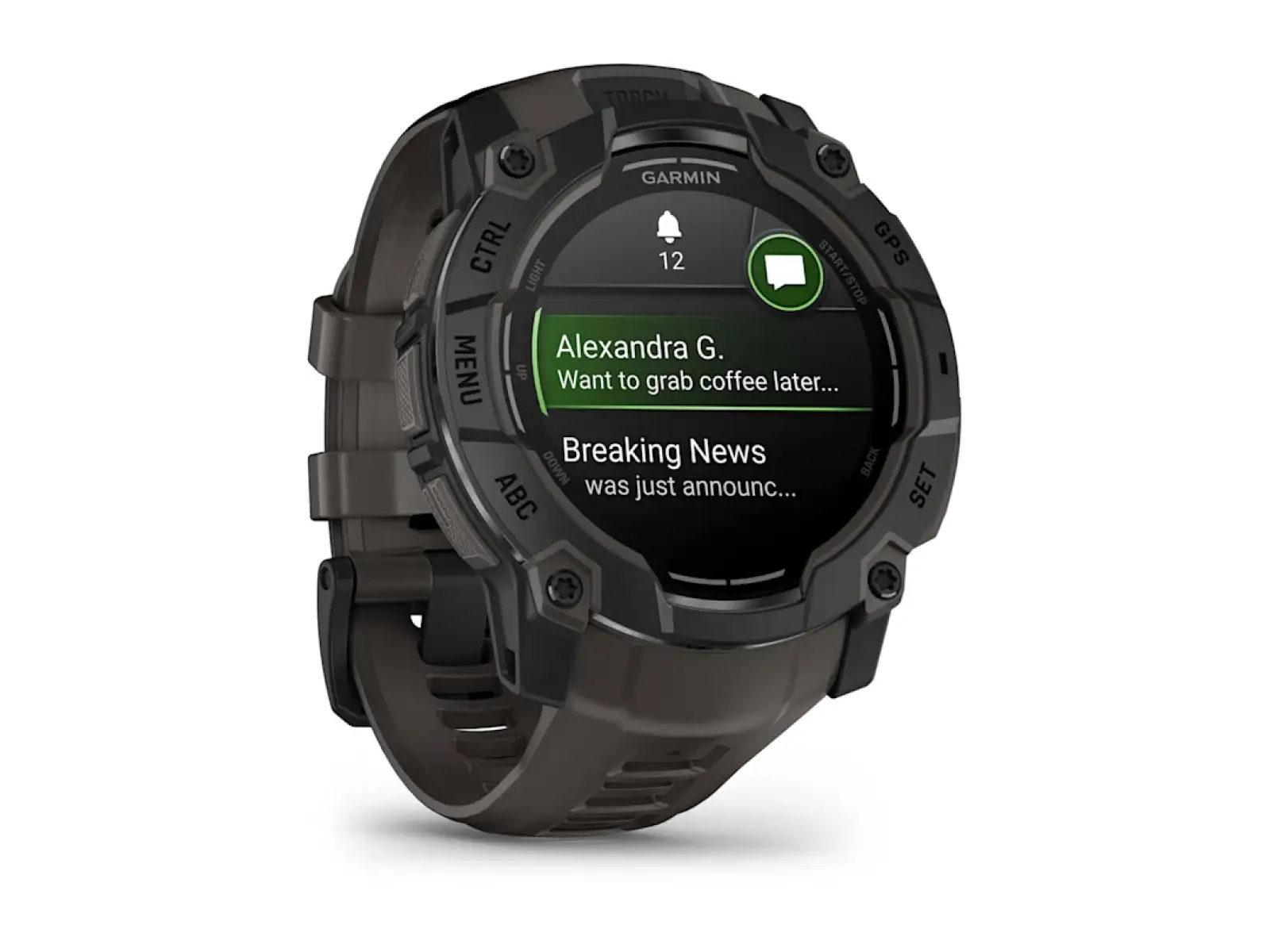 Garmin Instinct 3 Amoled 50 mm Smartwatch Black/Charcoal Armband