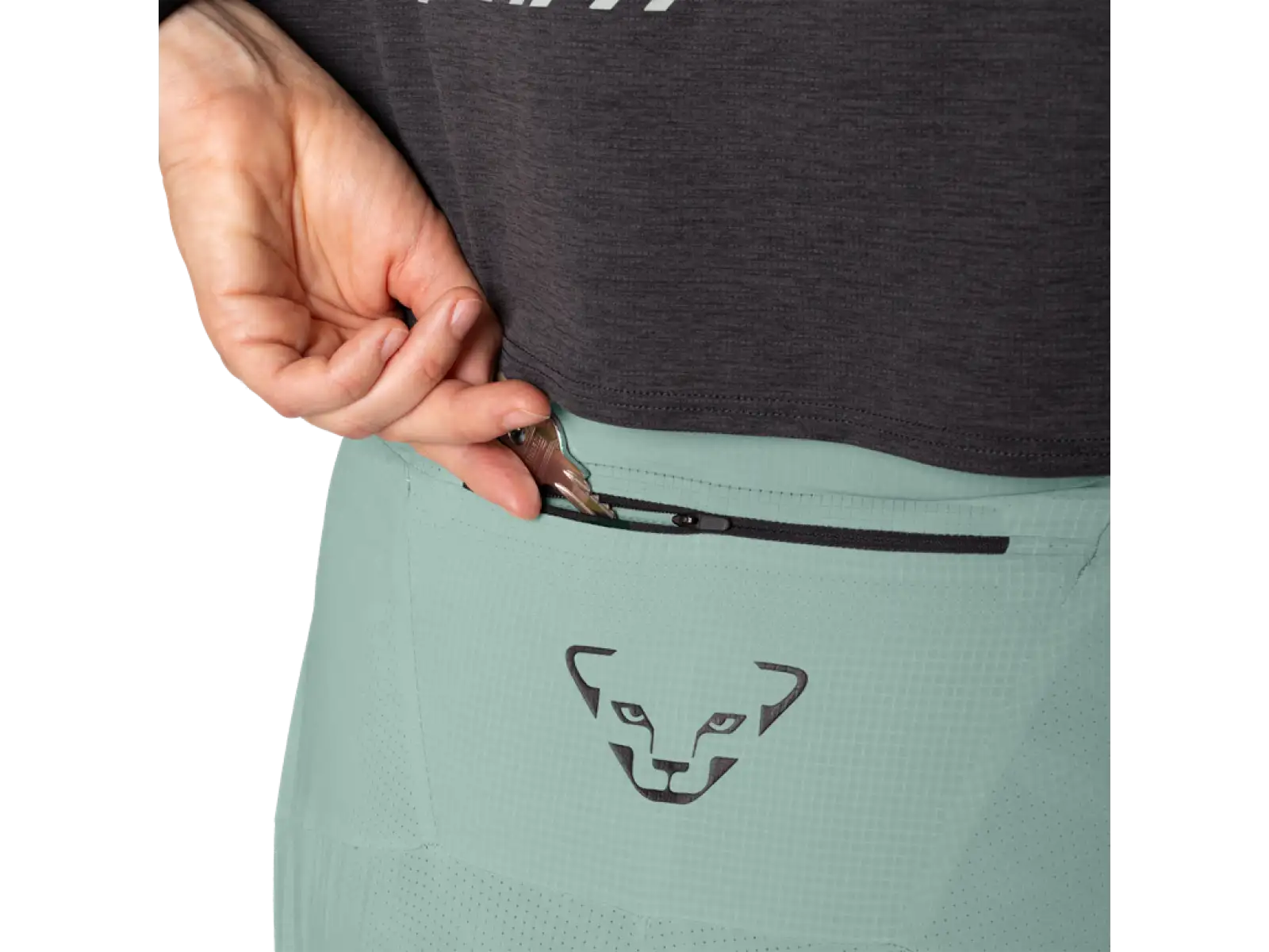 Dynafit Trail 2v1 Damen Laufshorts Jadelite