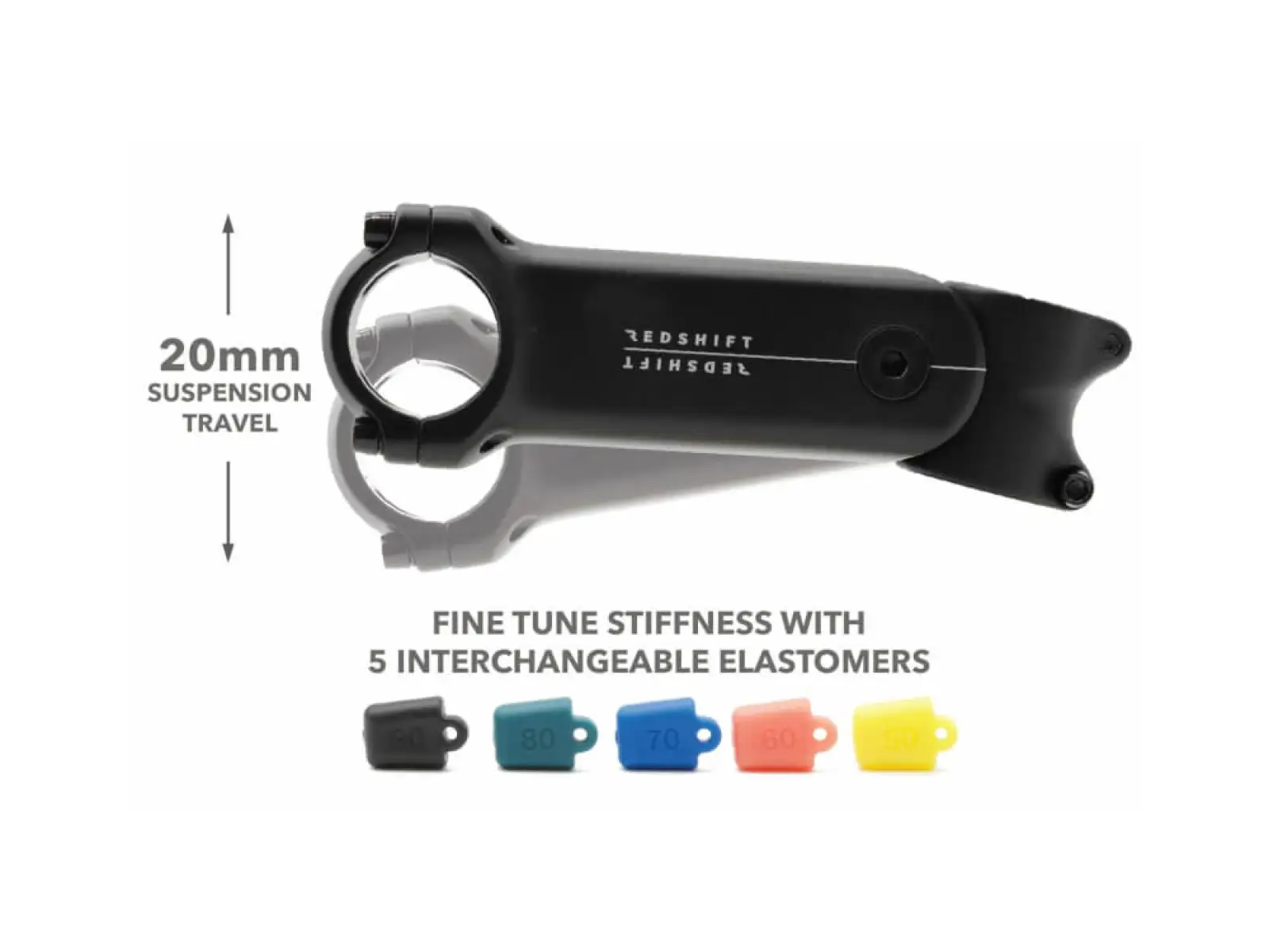 Redshift ShockStop Vorbau +/- 6° 1 1/8" 80 mm schwarz