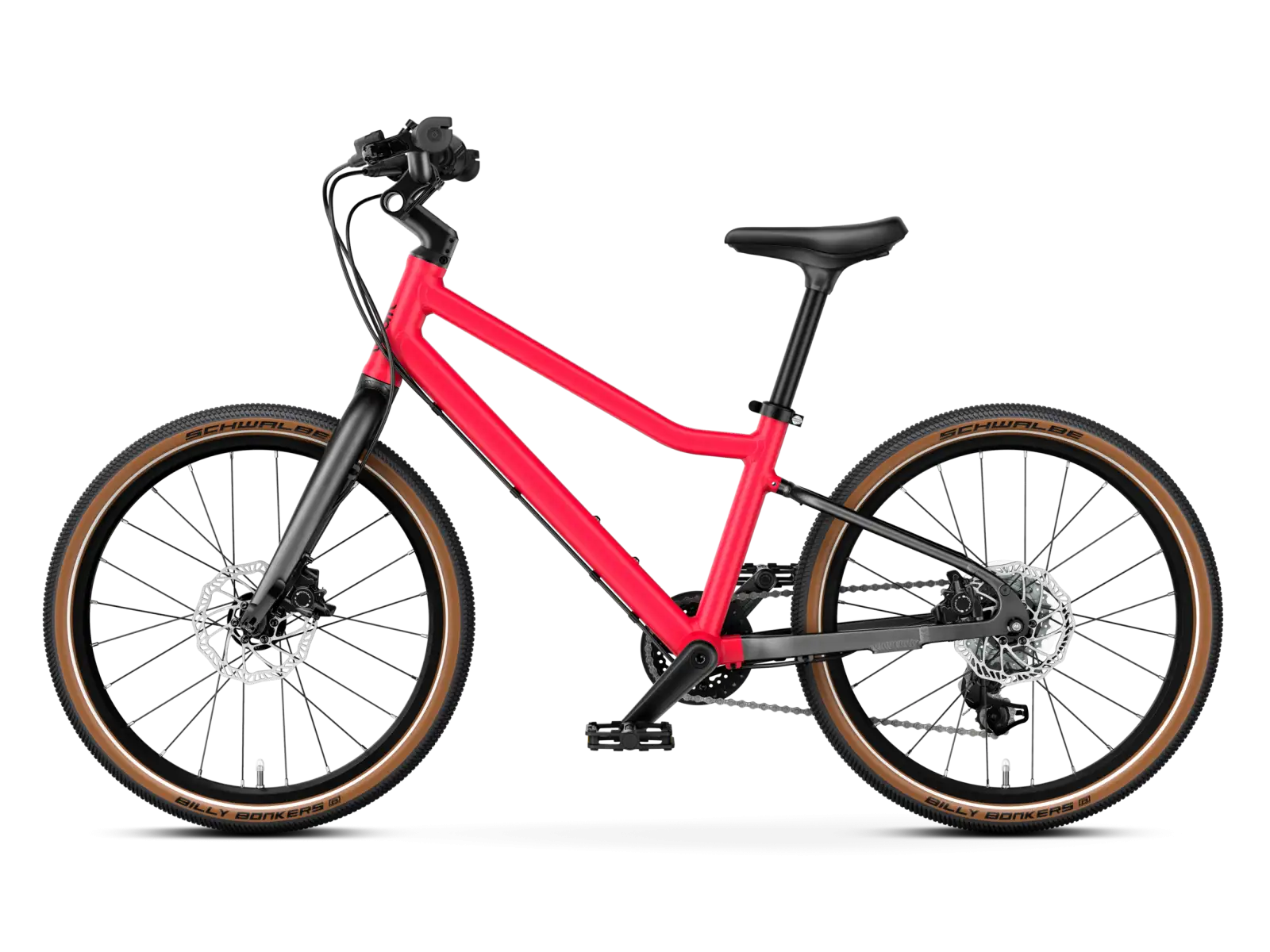 Woom 4 EXPLORE Kinderfahrrad neon pink