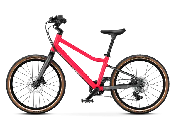 Woom 4 EXPLORE Kinderfahrrad neon pink