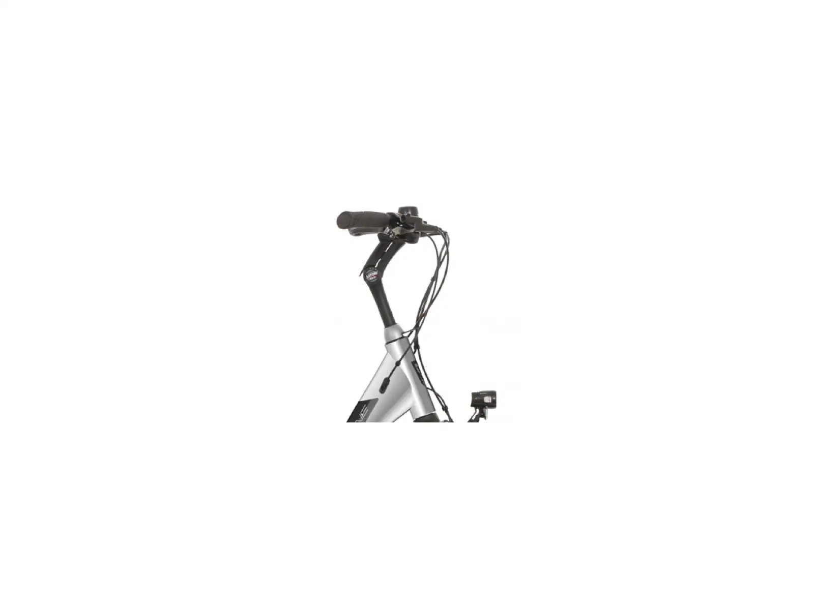 Rock Machine Cityride e400 B elektrisches Stadtfahrrad Gloss Metallic Silver