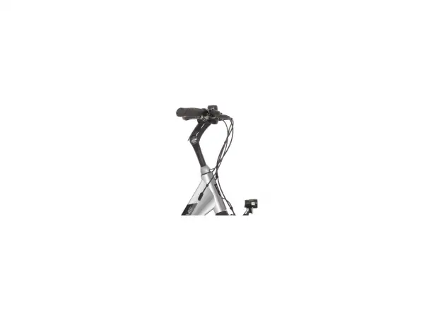 Rock Machine Cityride e400 B elektrisches Stadtfahrrad Gloss Metallic Silver