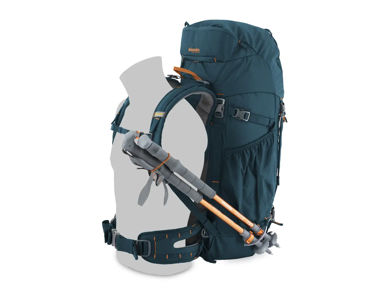 Pinguin Walker 50 Rucksack 50l in Petroleumfarbe