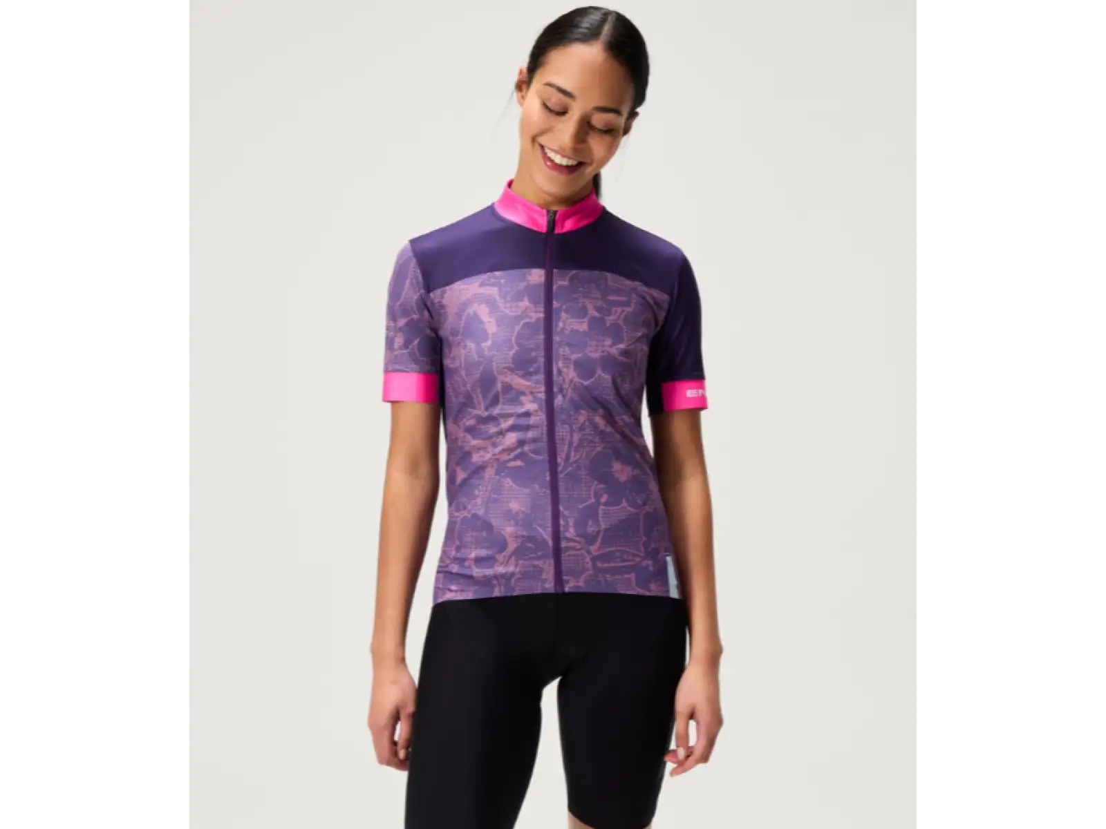 Endura FS260 Floral Damen-Trikot Kurzarm Bramble