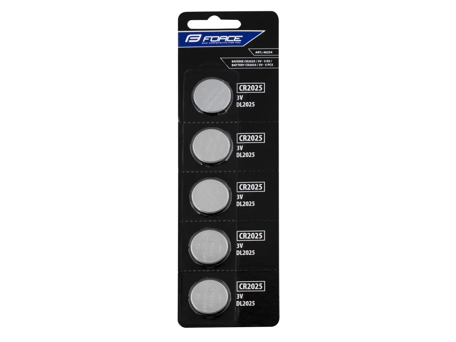 Force Batterie CR2025 3V.