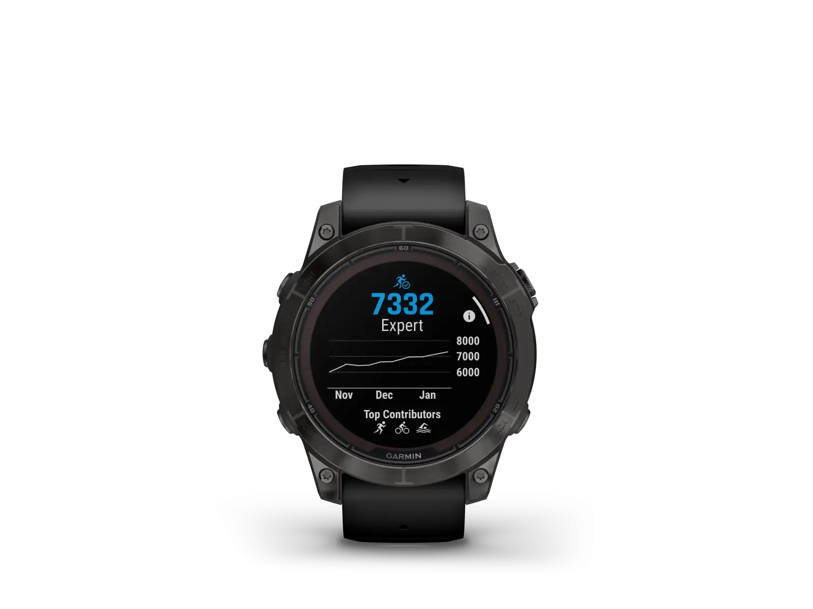 Garmin fenix 7 Pro Sapphire Solar Edition Smartwatch Carbon Grey DLC Titanium/Black