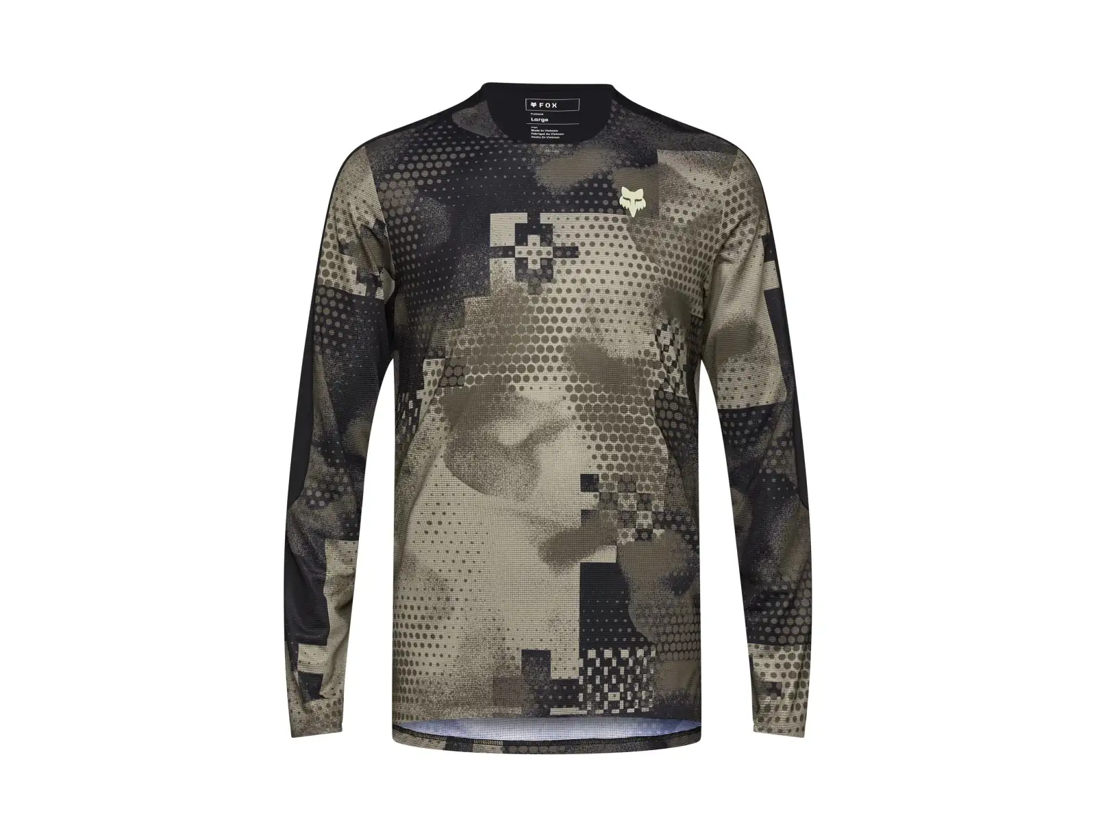 Fox Flexair Ascent Pulse Herren Trikot Langarm Sand